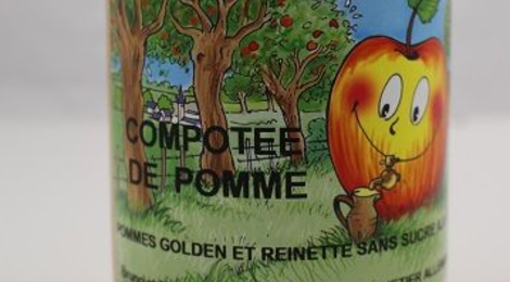 Compote pommes golden/reinette
