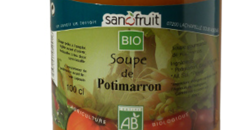 Soupe bio aux Potimarrons