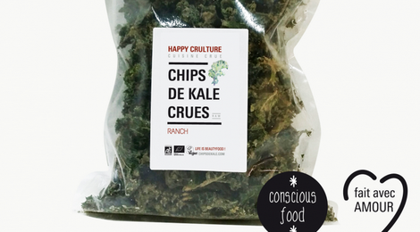 Chips de Kale Crues "Ranch"