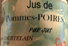 jus de pommes et poires, ferme de Couirtelin