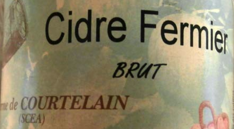 Cidre brut, ferme de Courtelin