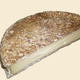 Fromage Brie de Melun sec noir.