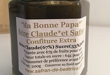 confiture de reine claude au safran