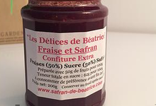confiture de fraise au safran