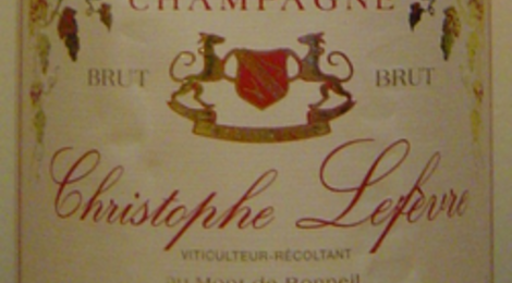 Rosé de saignée Bio, Champagne Christophe Lefèvre