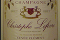 Cuvée Clément Bio, Champagne Christophe Lefèvre