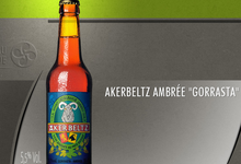 Bières AKERBELTZ ambrée  "gorrasta"