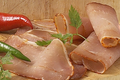 Tranches de lomo de porc Manex, le bacon Navarrais