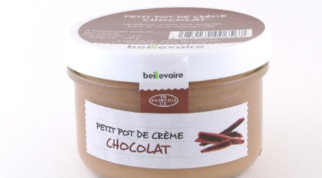 Fromagerie Beillevaire,Petit pot de crème chocolat