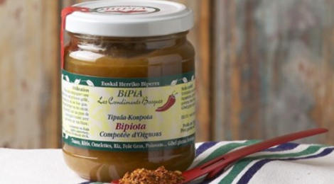 bipia, Compotée d'Oignons au piment d'Espelette Bipiota