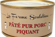 ferme Souletine, Pâté de foie pur porc piquant