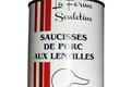 ferme Souletine, 4 saucisses de porc aux lentilles