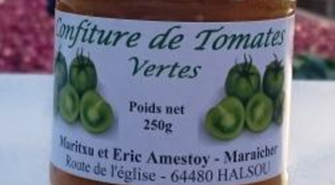 confiture de tomates vertes
