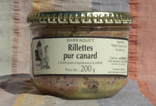 Barraquet, rillettes pur canard