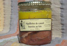 Barraquet, aiguillettes de canards fourrées au foie gras