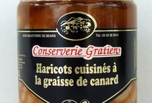 conserverie Gratien, Haricots cuisinés à la graisse de canard