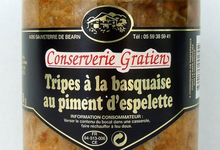 conserverie Gratien, Tripes à la Basquaise au piment d'Espelette