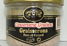 conserverie Gratien, Graisserons Porc et Canard