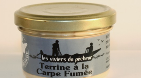 Terrine de carpe fumée