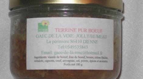 Gaec de la Voie, Terrine de bœuf 