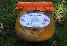 poulet en gelée au safran