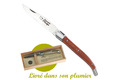 couteau de poche Laguiole - Racine de bruyère - en coffret bois