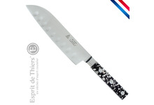 Couteau santoku alvéolé (couteau à poisson et fruits fragiles)