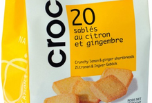 Croc Sucré - 20 sablés au citron et gingembre