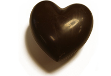 Coeur à croquer à deux, noir