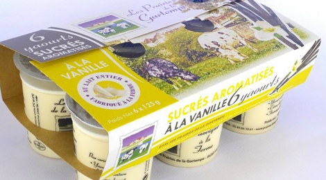 les prairies de la Gartempe, yaourt à la vanille