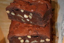 Brownie noix noisettes