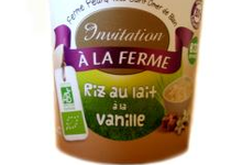 Riz au lait Vanille