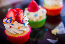 Cupcakes gourmands à la fraise