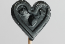 confiserie Hallard, Sucette – Coeur Relief