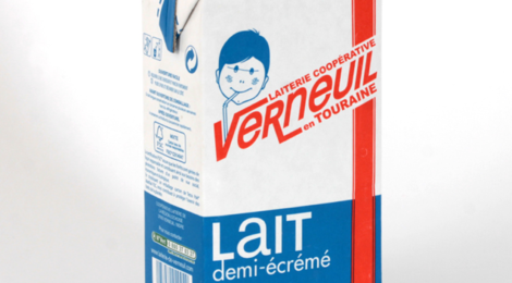 laiterie de Verneuil, Lait UHT ½ écrémé « chef »