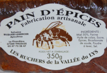 Pain d’épices – Les Ruchers de la vallée du Lys