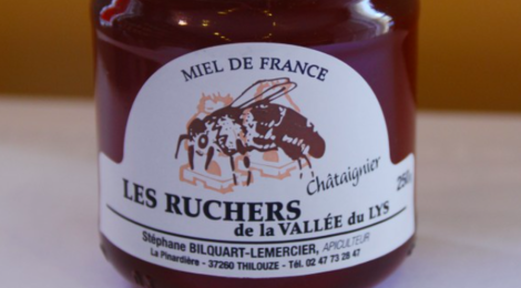 Miel de Chataigner, Les Ruchers de la vallée du lys 250gr