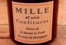 Poires de Saint Benoit la Forêt et cassis de Bourgogne*