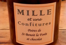 Poires de St Benoit la Forêt et chocolat