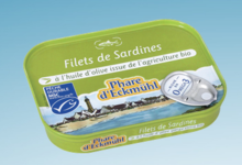 Phare d’Eckmühl,  Filets de sardines à l'huile d'olive bio
