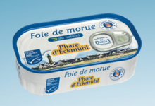 Phare d’Eckmühl,  Foie de morue au naturel à teneur réduite en sel