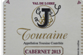 domaine Joulin, TOURAINE Rouge cépage cabernet