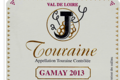 domaine Joulin, TOURAINE Rouge cépage gamay