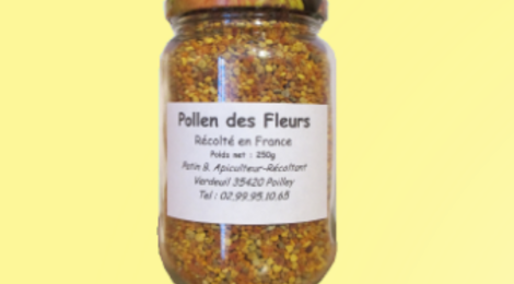 les ruchers de Verdeuil, pollen de fleurs