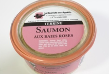 Saumon aux baies roses