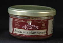 la ferme du Luguen, Terrine de canard aux champignons