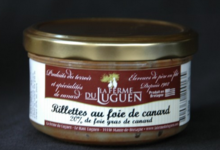 la ferme du Luguen, Rillettes de canard au foie de canard
