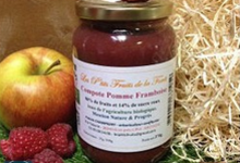 Les p’tits fruits de la forêt, Compote de pomme framboise