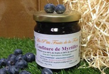 Les p’tits fruits de la forêt, Confiture de myrtilles 