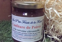 Les p’tits fruits de la forêt, Confiture de poire/verveine